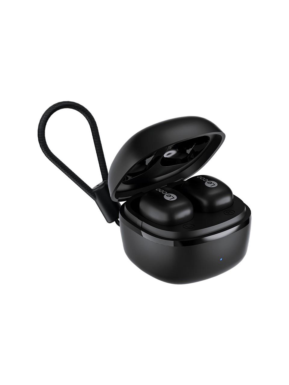 Lecoo EW300 Kablosuz Bluetooth 5.3 TWS Kulak İçi Kulaklık Siyah