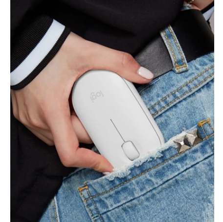 Logitech Pebble M350 910-005716 Beyaz Sessiz Optik Kablosuz Mouse
