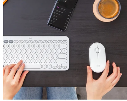 Logitech Pebble M350 910-005716 Beyaz Sessiz Optik Kablosuz Mouse