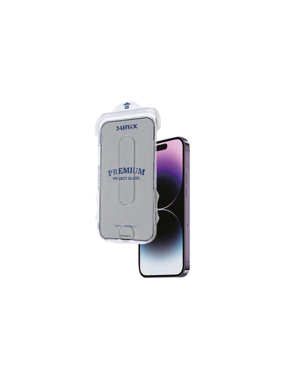 Sunix Iphone 15 Ile Uyumlu Kolay Uygulama Aparatlı Premium Hayalet Ekran Koruyucu Cam
