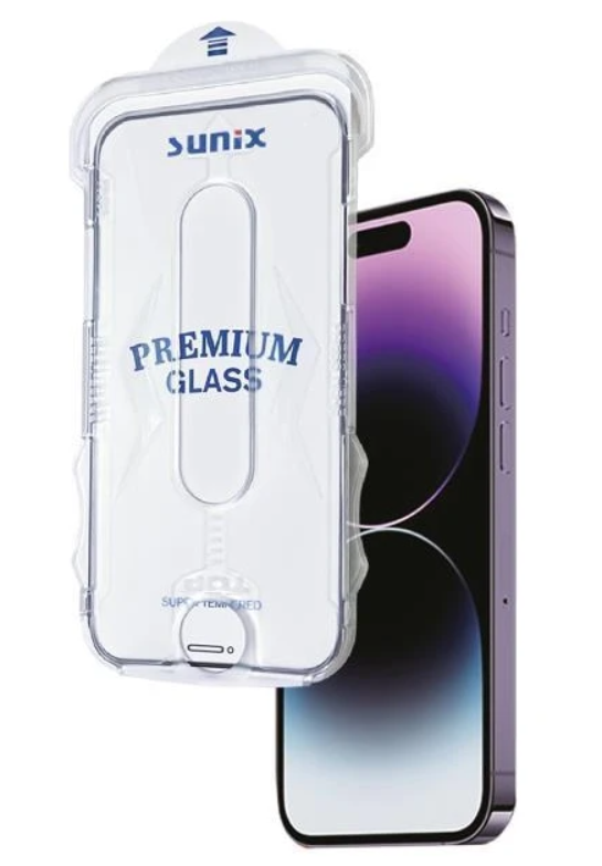 Sunix Iphone 16 Pro Max Ile Uyumlu Kolay Uygulama Aparatlı Premium Ekran Koruyucu Cam