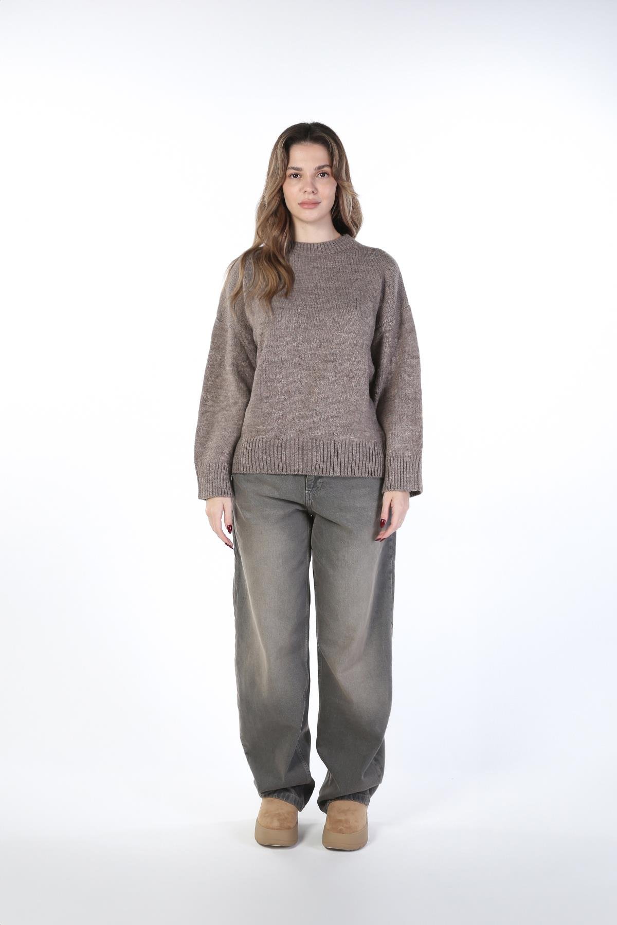 AÇIK KAHVE EMILY BASIC KAZAK