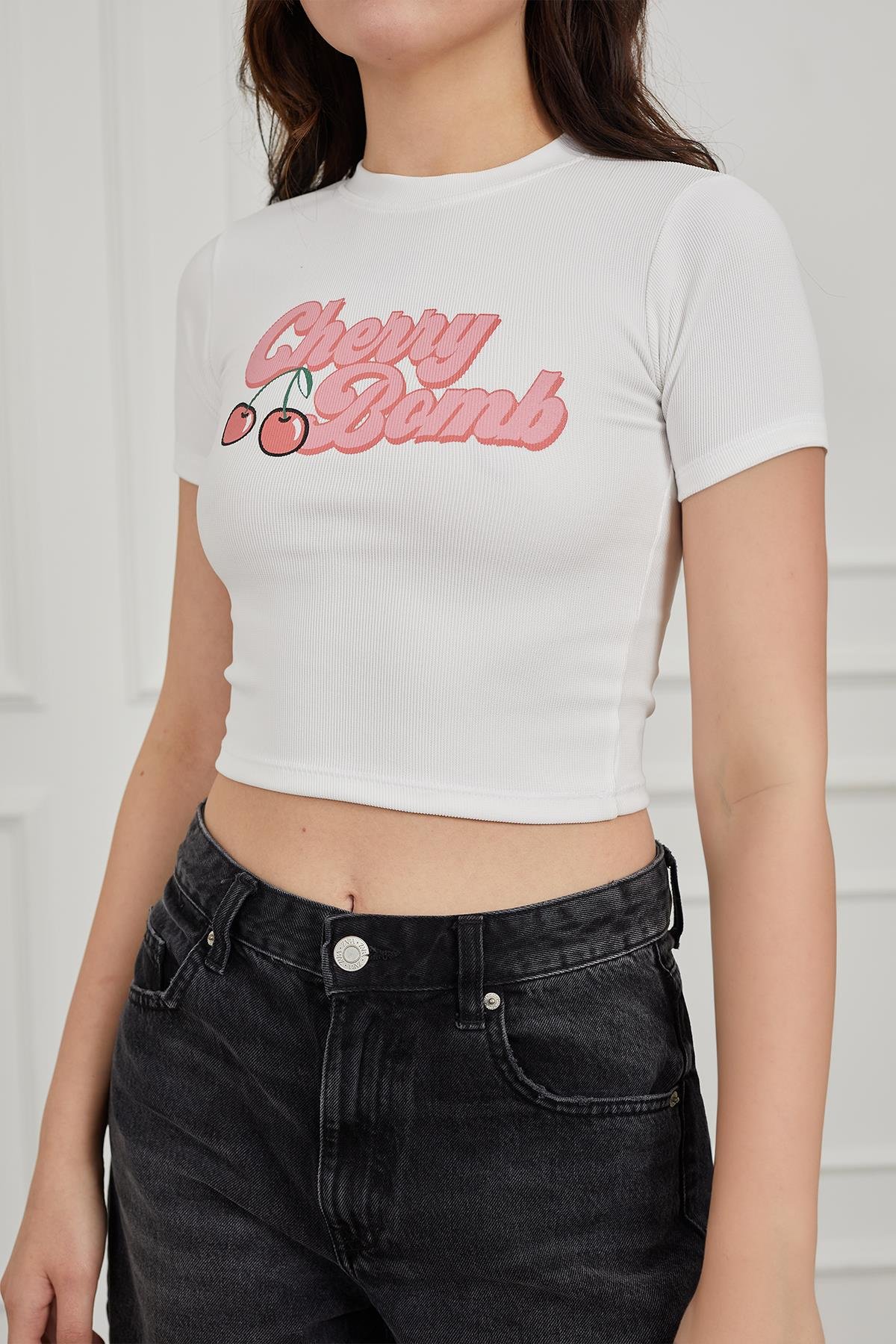 Cherry Crop Tshirt