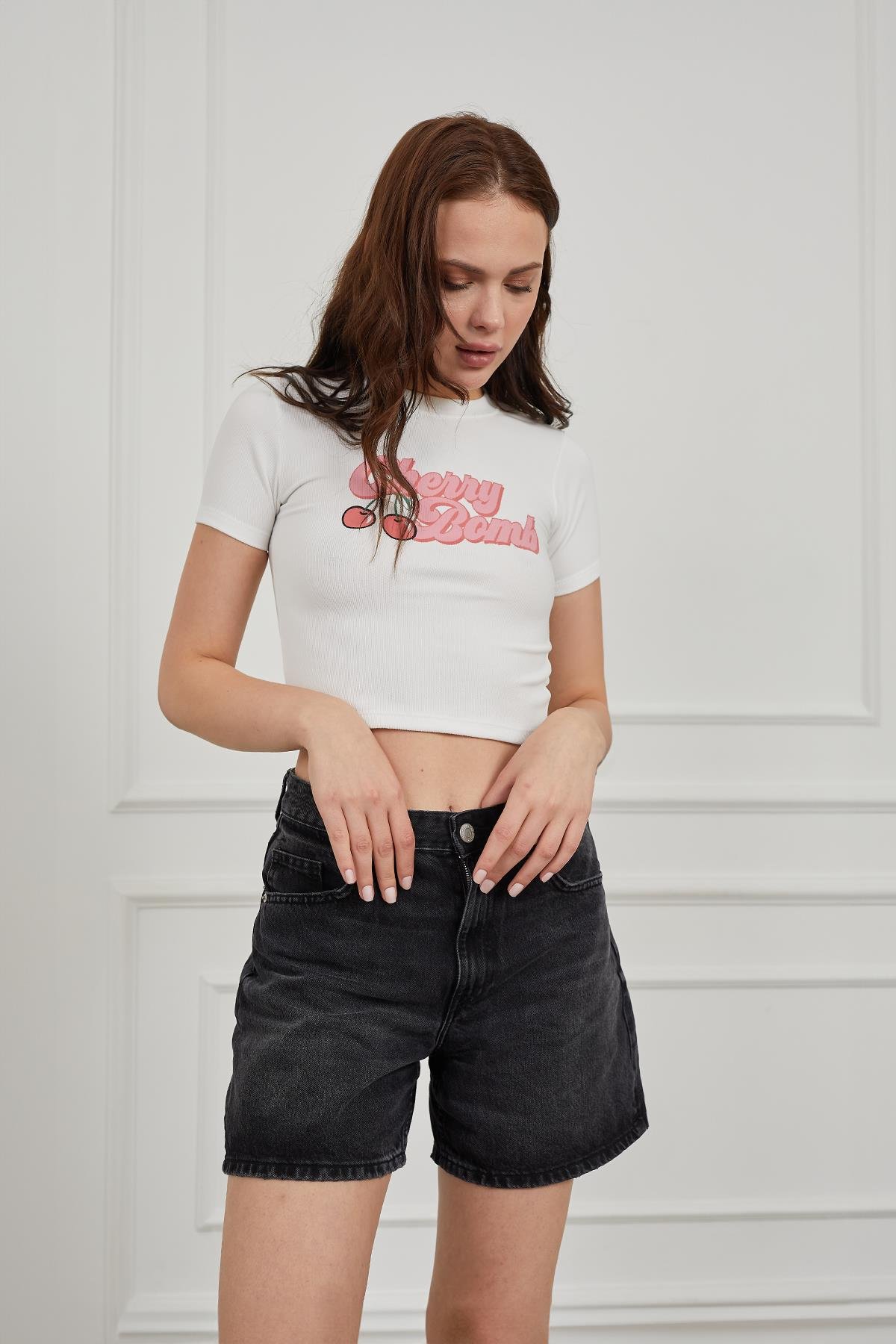 Cherry Crop Tshirt