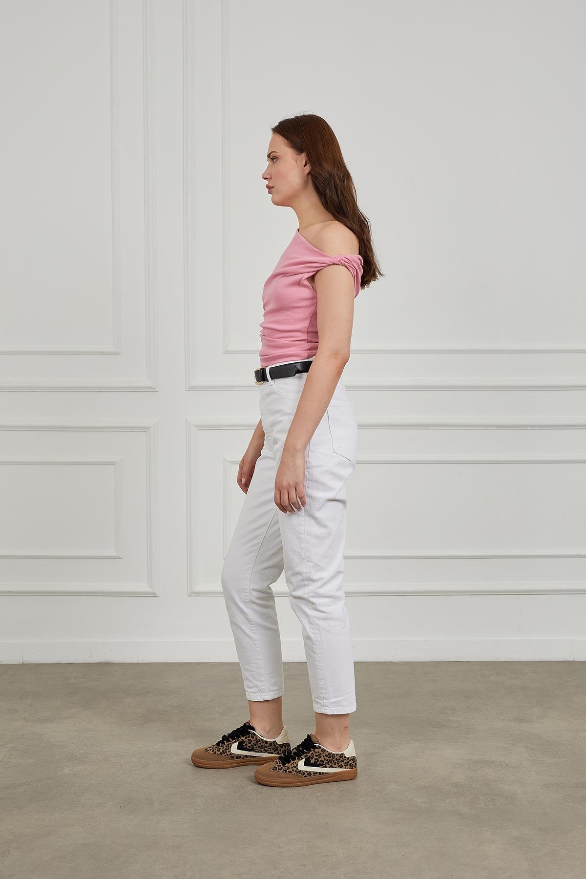 Pembe Düğümlü Body