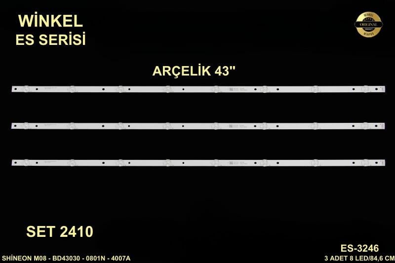 ARÇELİEk S-3246,A43L 6945 5B, 43 VLE 4820, 43VLE4820, A43L 5845 4B, A43L58454B, A43L 6945 5B, GRUNDIG 43GDF6800B LED BAR , A43L5845, B43L5845, A43L6945, B43L6945, AL43L6925, AL43L4950, 43GCH5900B, 43GCH6700B, A43K580, B43K580, 43GDF6800B, A43K680G, 