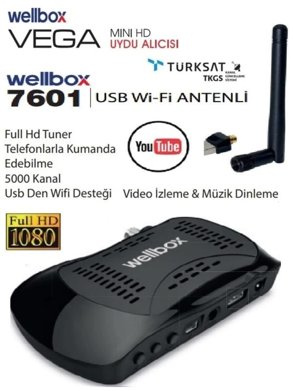 Çanaklı Çanaksız 2024 Model Full Hd Uydu Alıcı Free Ip Tiktok Youtube