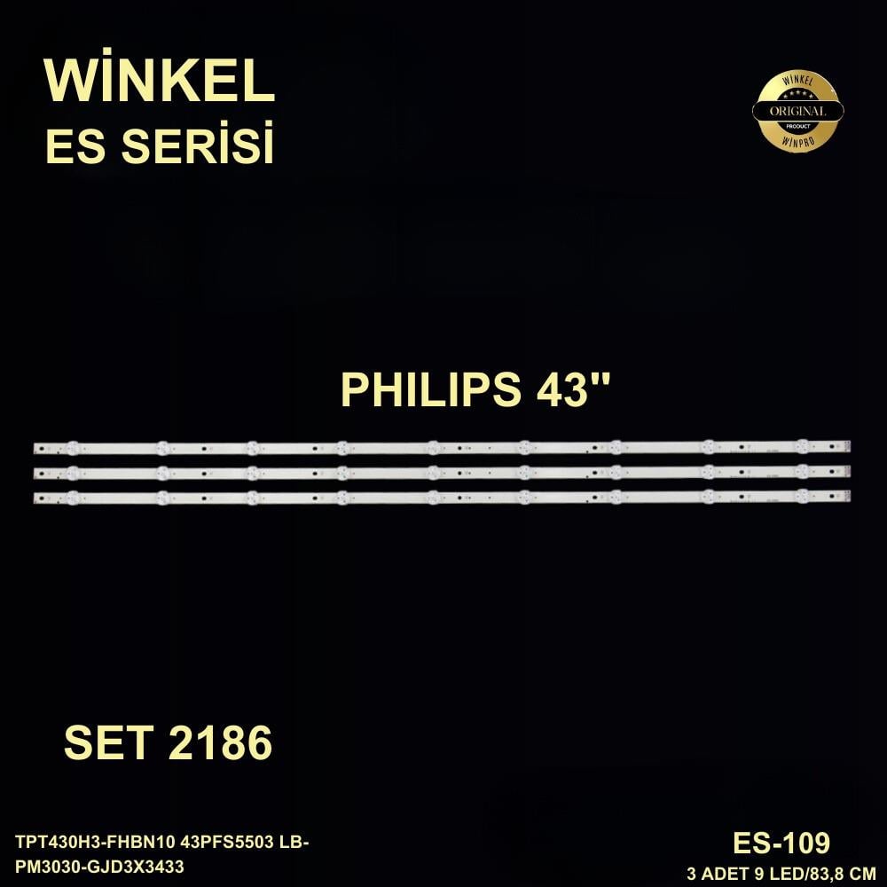 PHILIPS 43PFS5803/12 LED BAR , PHILIPS 43PFS5503/12 LED BAR, LB-PM3030-GJD3X3433X9AQH2-Y , TPT430H3-FHBN10 43PFS5503 LB-PM3030-GJD3X3433 LCD484 484 ES-109 GEN-109 SET-0109 SET0109 GEN109 STL1410T 1410T,43PFS5505