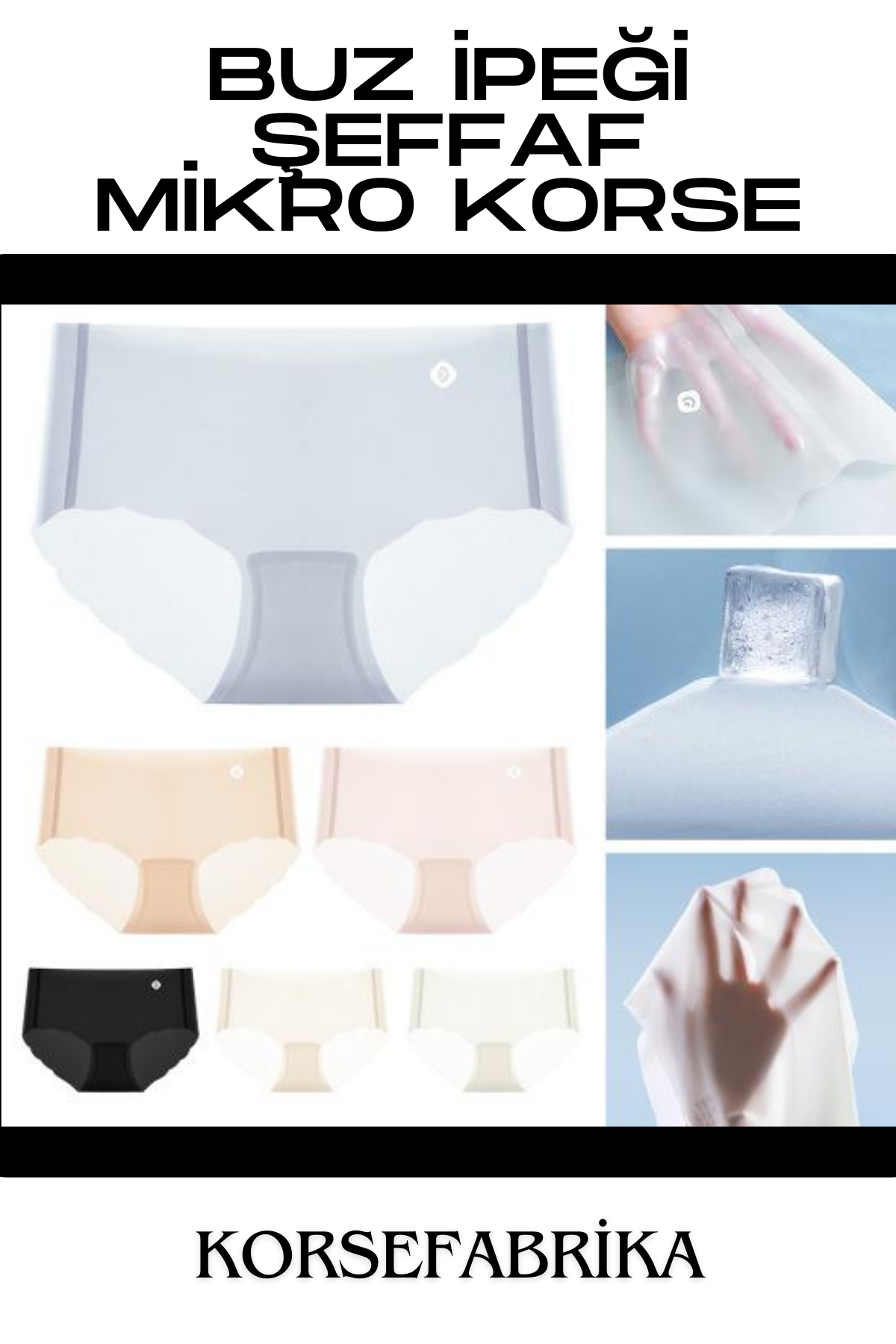 BUZ İPEĞİ ŞEFFAF KÜLOT