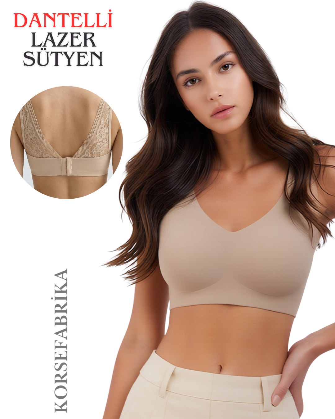 Dantelli Lazer Sütyen