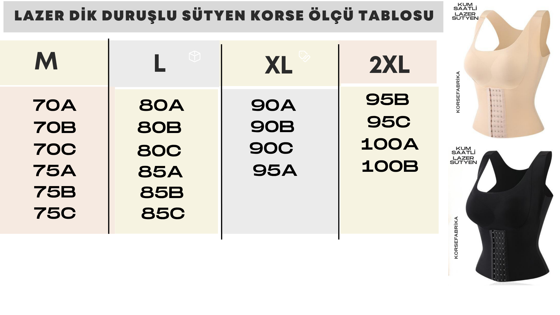 Dik Duruşlu Bel Balenli Toparlayıcı Şekillendirici Lazer Kesim İz Yapmayan 4 Kademe Kopçalı Göğüs Bel ve Sırt Korsesi