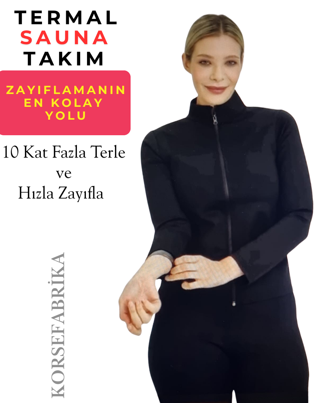 Hakim Yaka Uzun Kollu Sauna Takım
