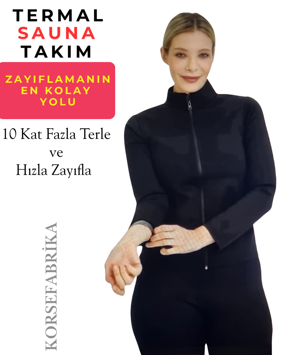 Hakim Yaka Uzun Kollu Sauna Takım