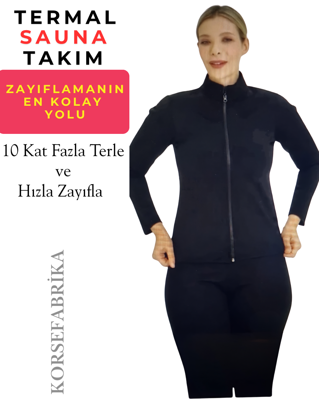 Hakim Yaka Uzun Kollu Sauna Takım