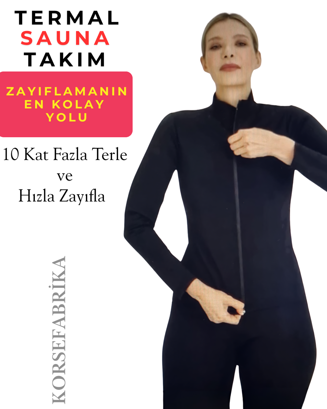 Hakim Yaka Uzun Kollu Sauna Takım