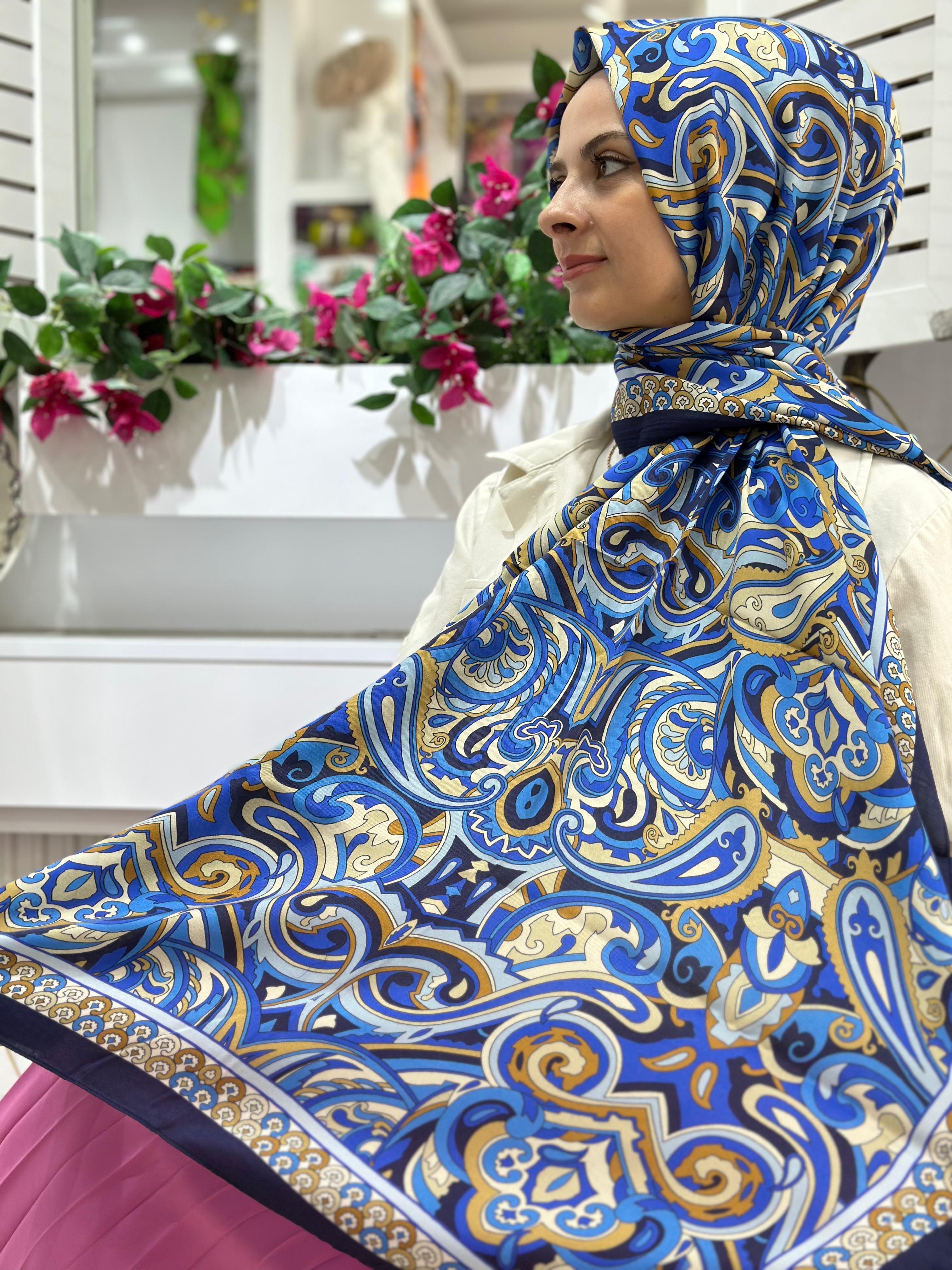 Armine Desenli Floş Viskon Şal 06