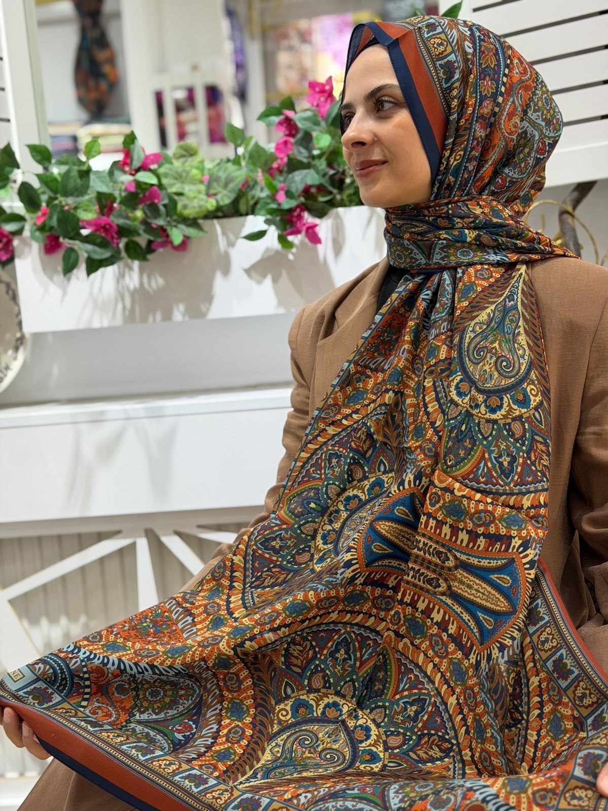 Armine Premium Desenli Şal 01
