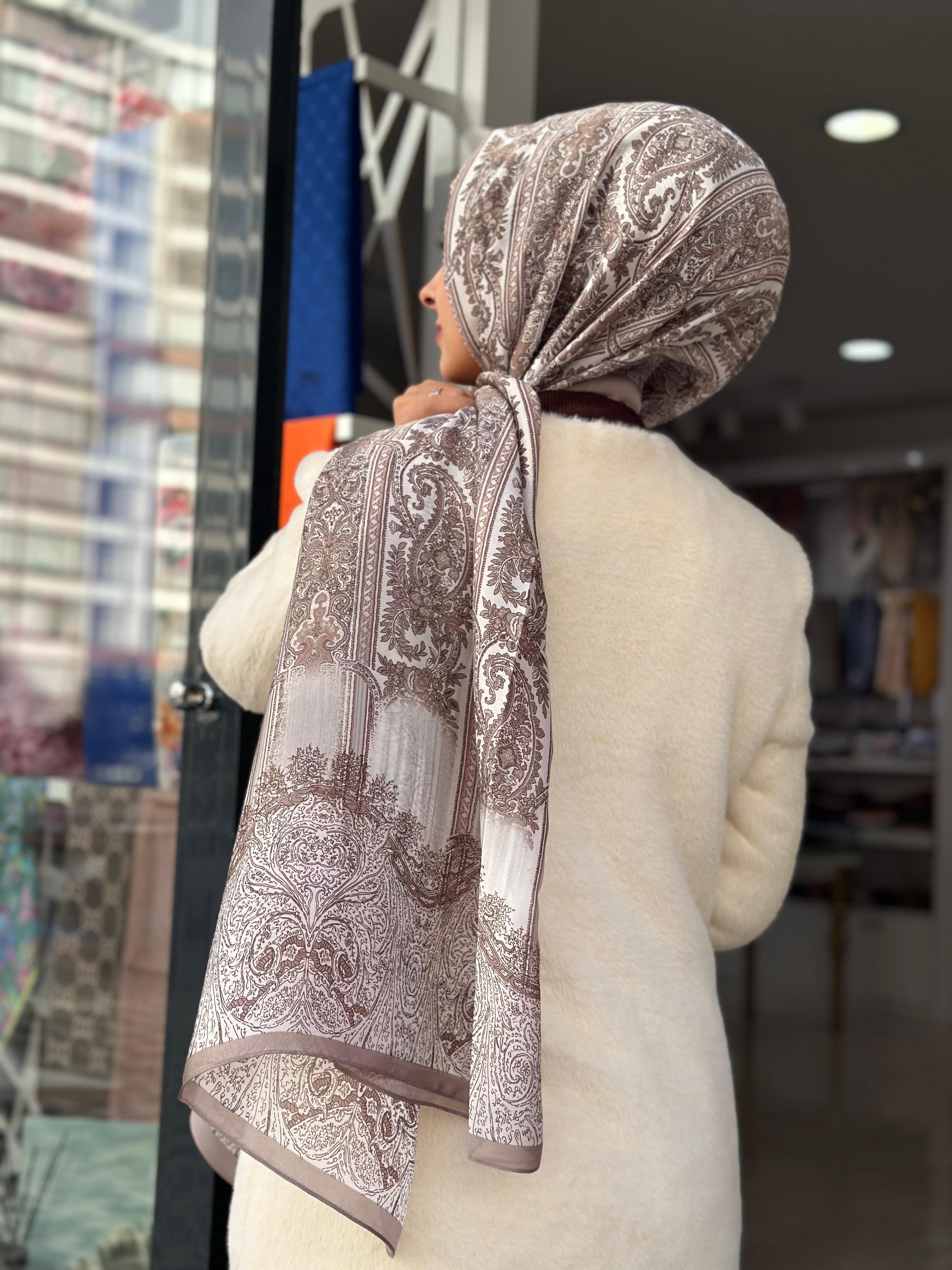 Desenli Şal (Vizon)