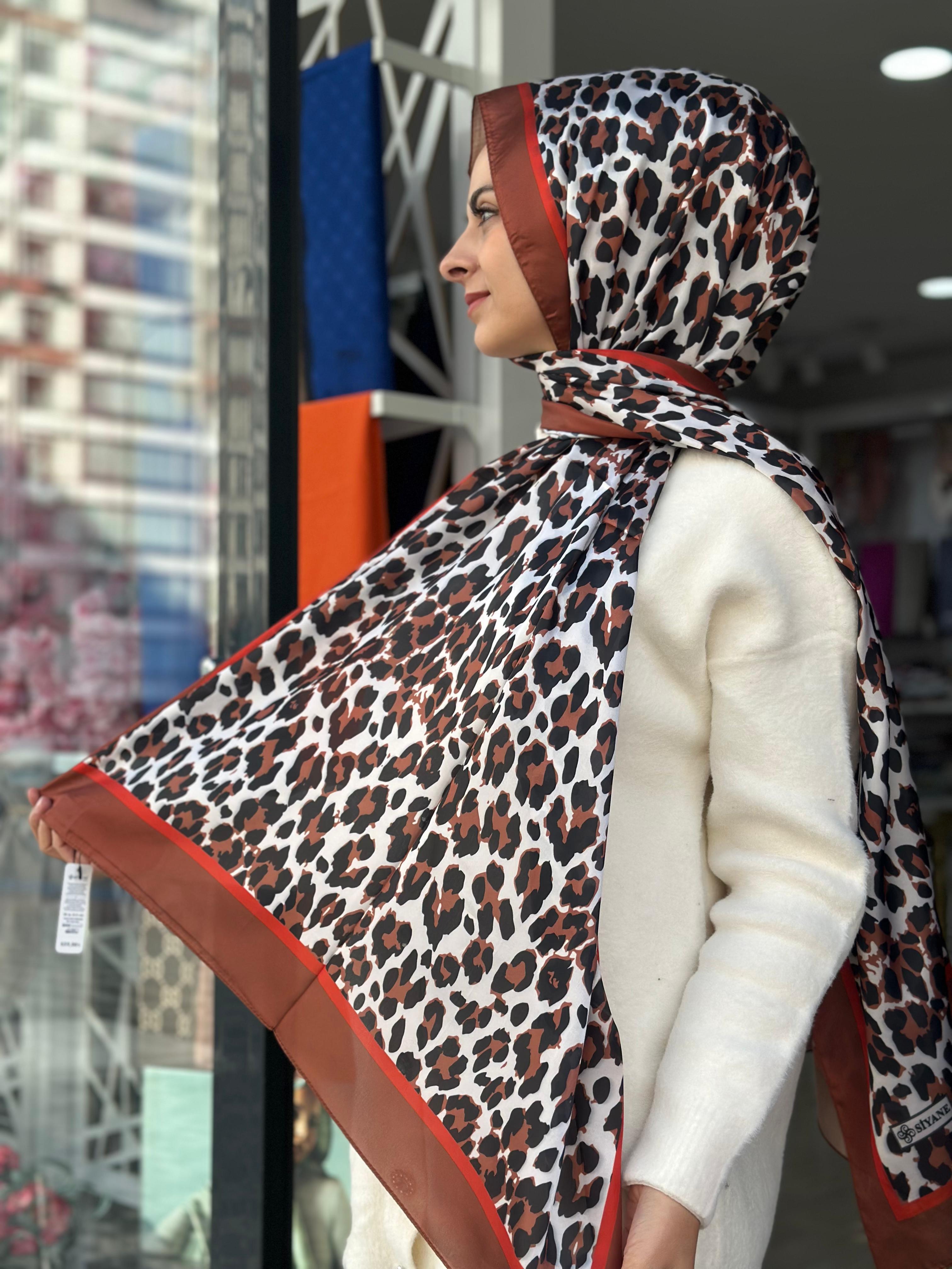 Desenli Vual Şal (Taba)