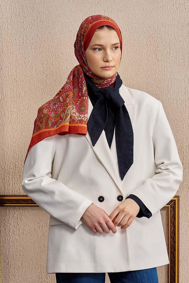 Ed Scarf Celebrity Bliss Şal Turuncu Rengi