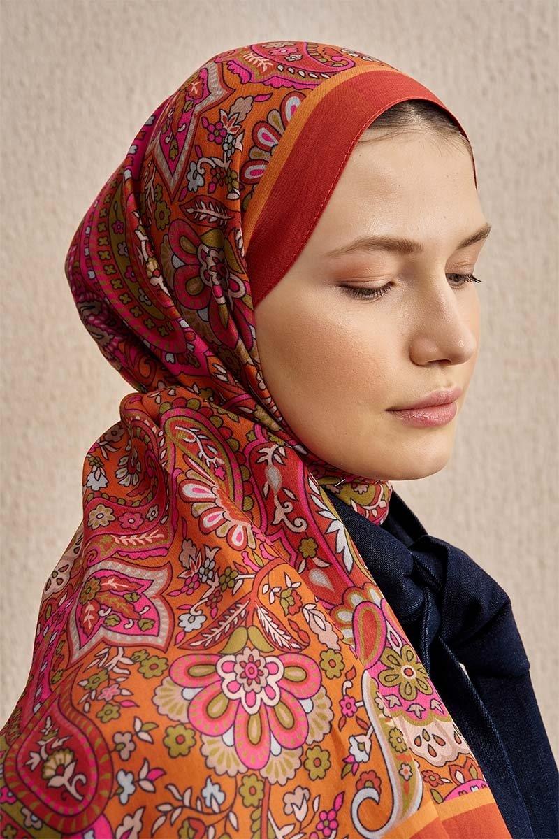 Ed Scarf Celebrity Bliss Şal Turuncu Rengi