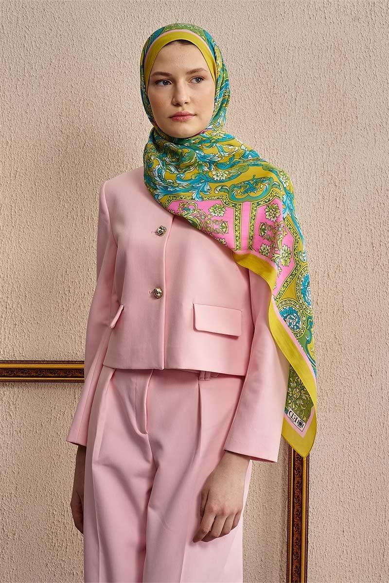Ed Scarf Celebrity Celestial Şal Sarı Rengi