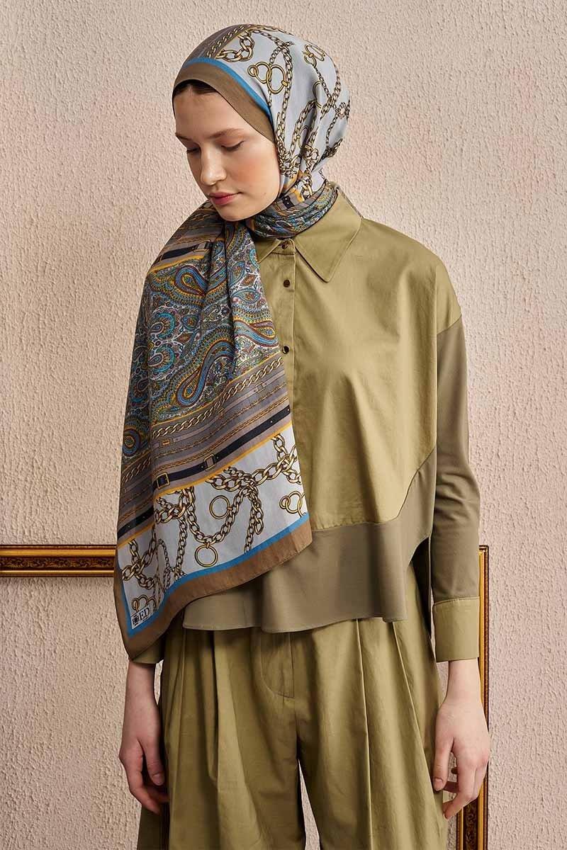 Ed Scarf Celebrity Lustre Şal Bej Rengi
