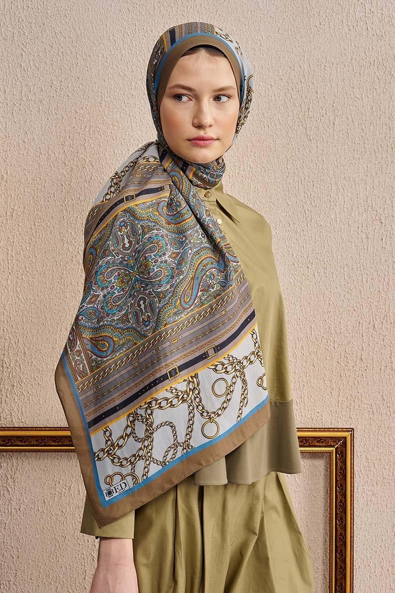 Ed Scarf Celebrity Lustre Şal Bej Rengi