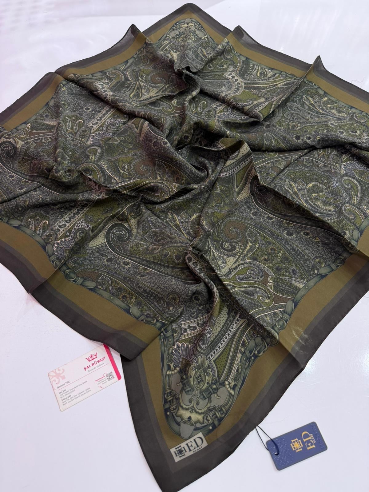 Ed Scarf Floş Viskon Eşarp 01