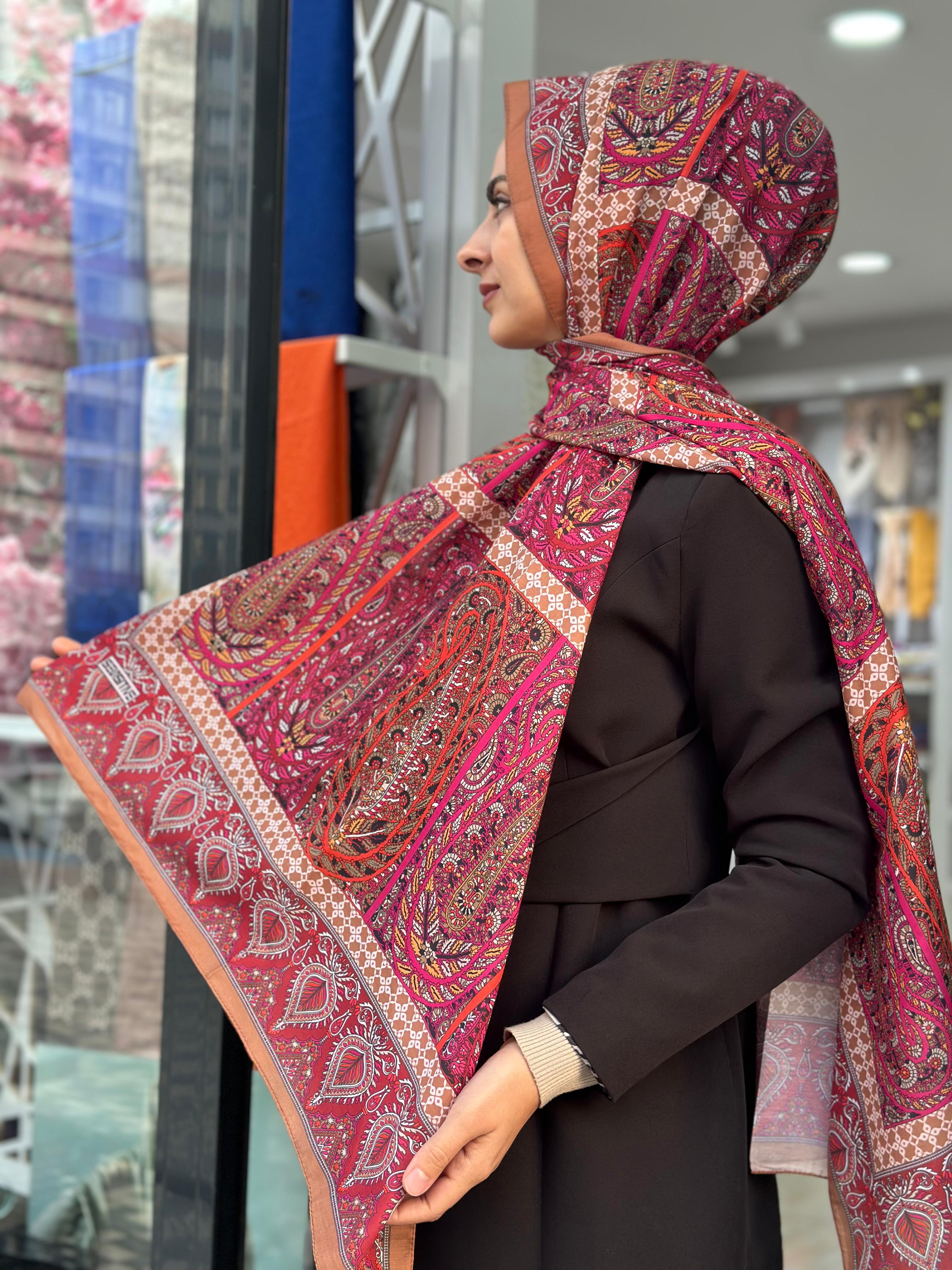 Etnik Desenli Şal Pamuklu - 01