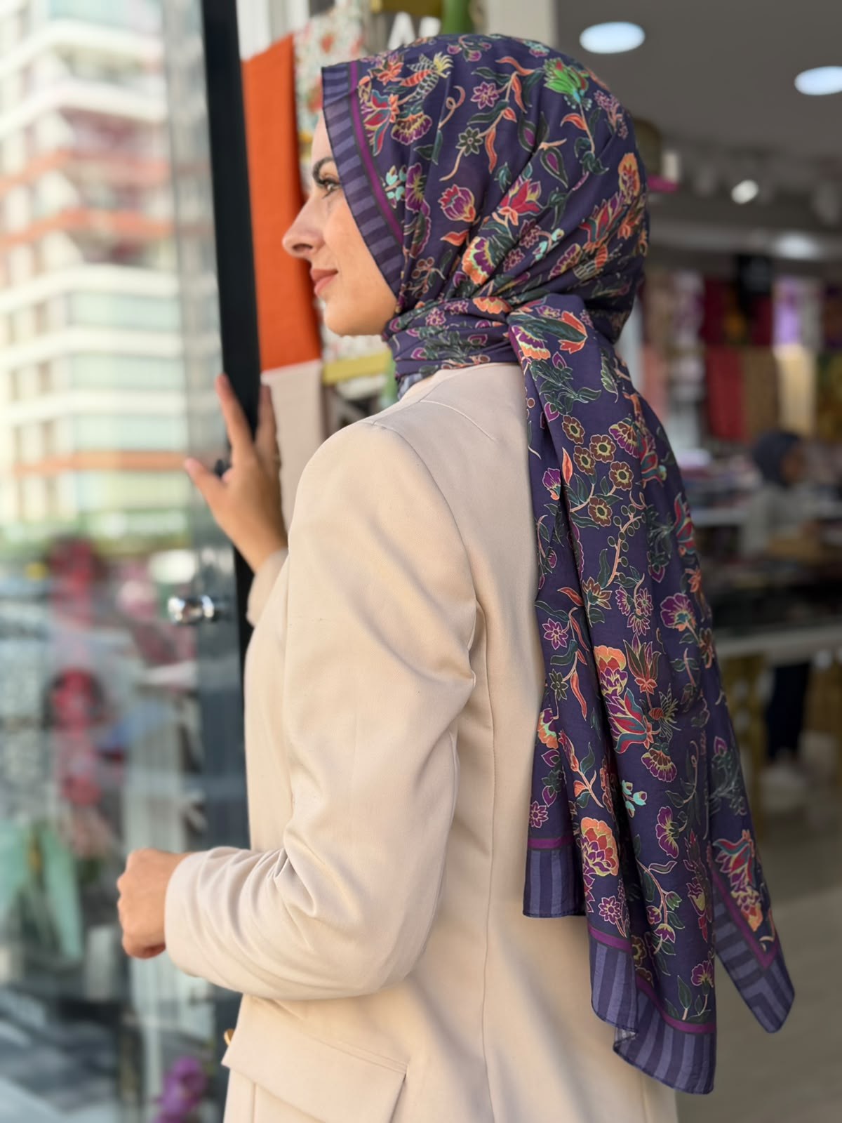 Fenza Desenli Şal