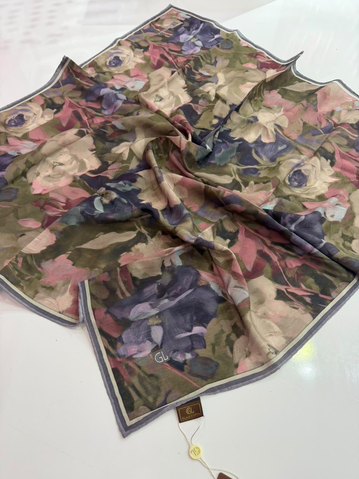 Glamouria Desenli Eşarp 06