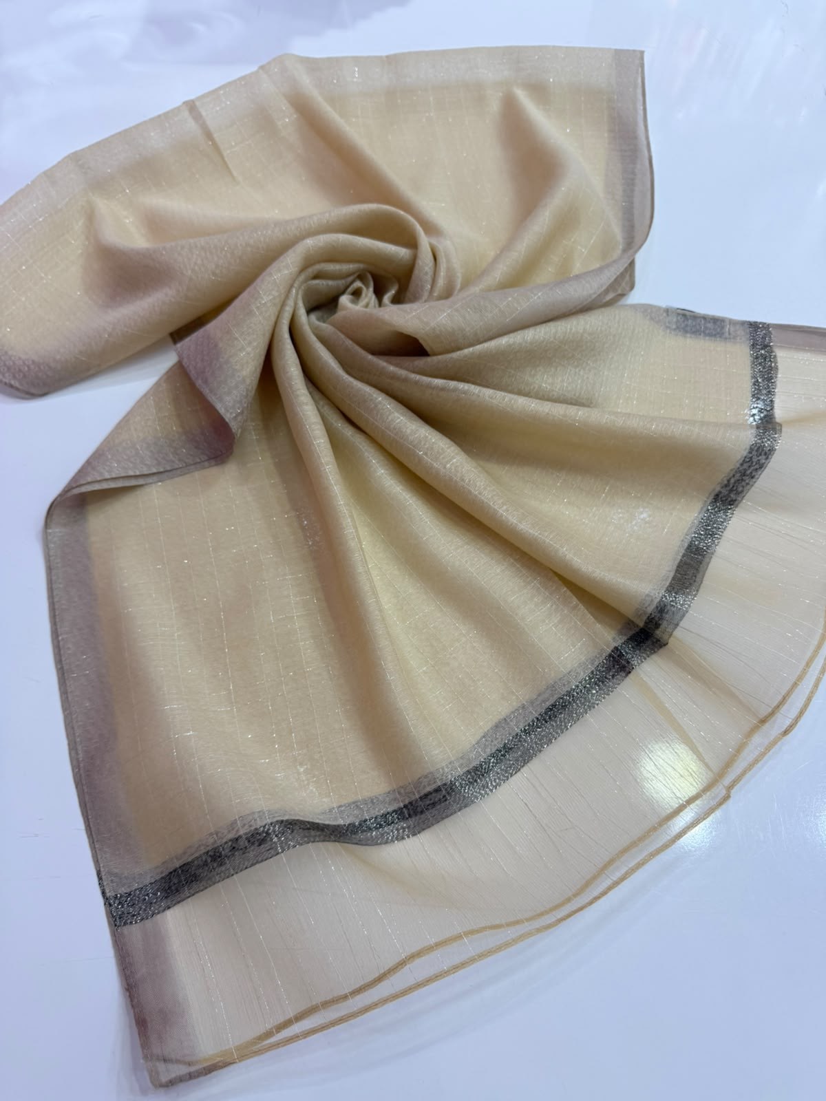 İthal Simli Tül Şal 07