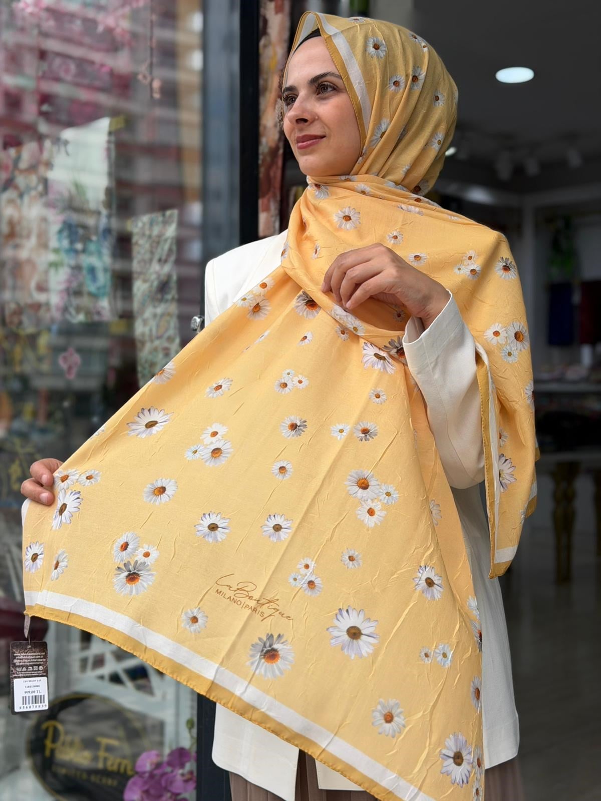 La Boutique Desenli Crush Şal 03
