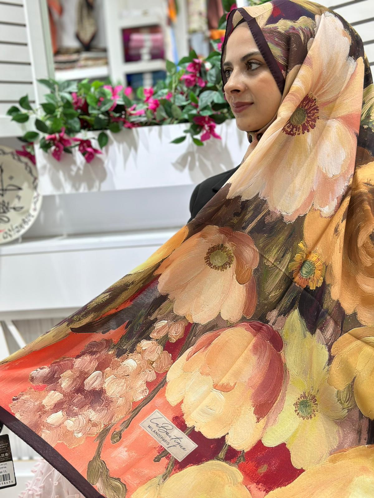 La Boutique Desenli Özel Seri Şal ÖSS255706