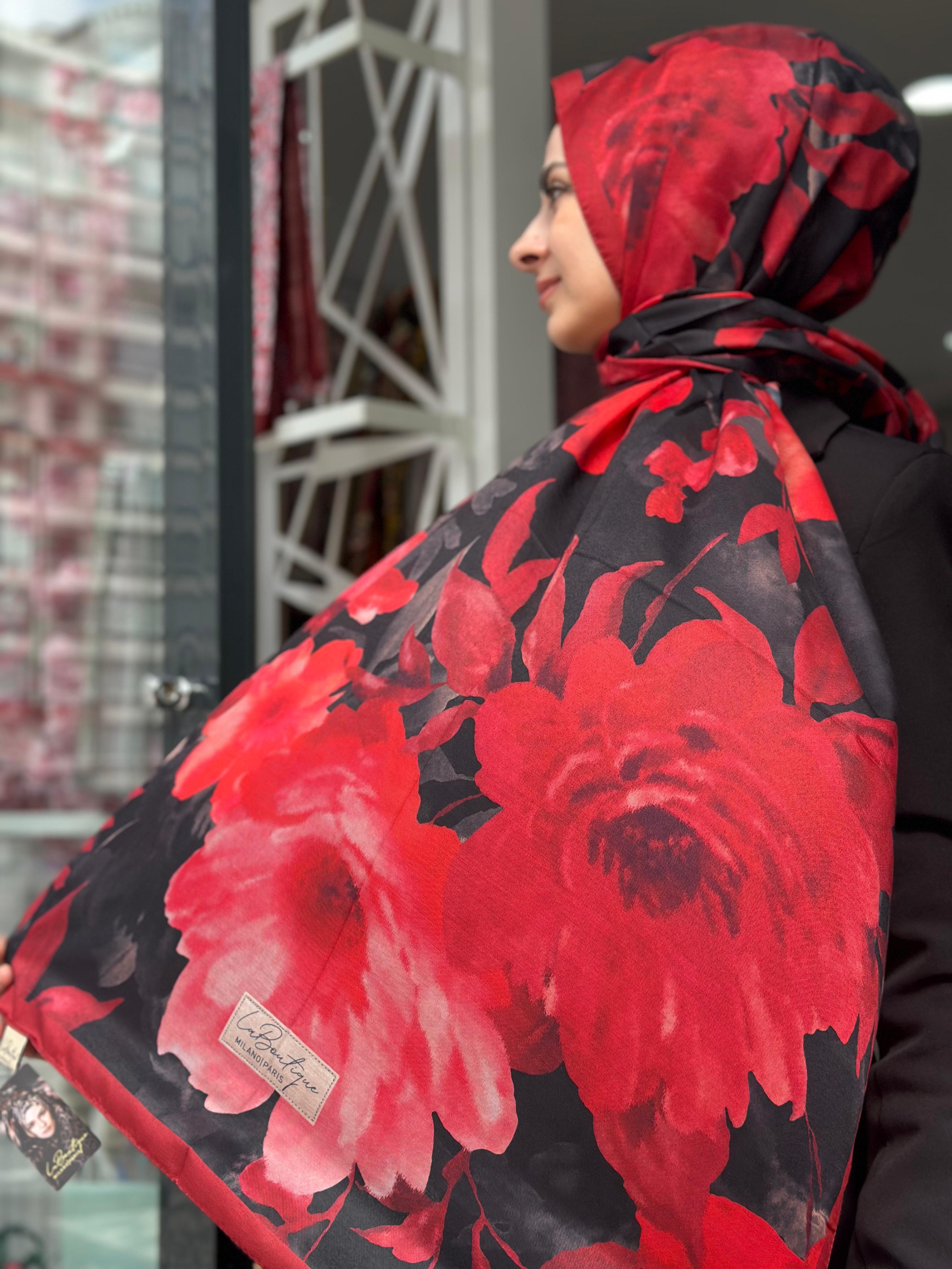 La Boutique Desenli Şal 2375-09