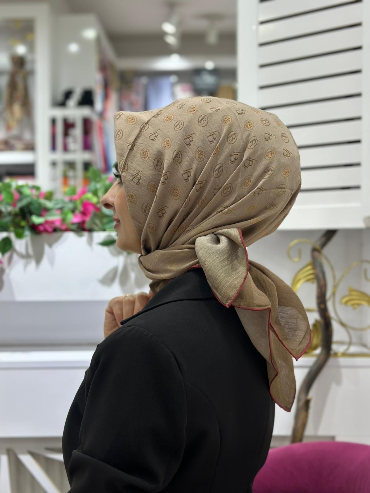 La Boutique Organik Desenli Eşarp 01