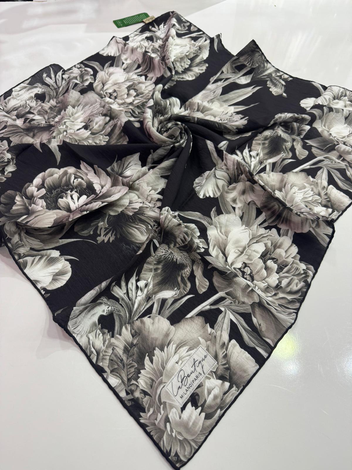 La Boutique Organik Desenli Eşarp 01