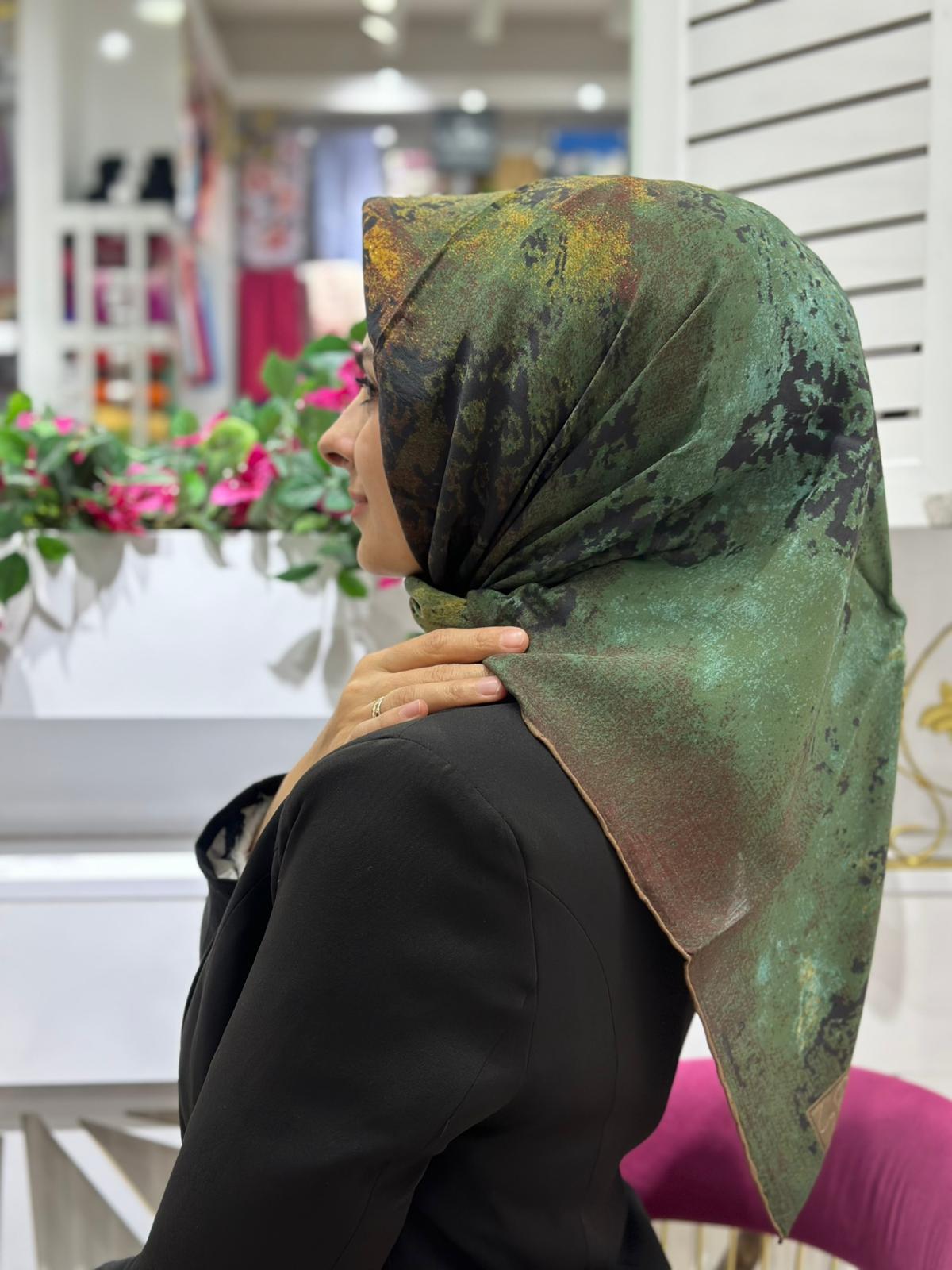La Boutique Organik Desenli Eşarp 2108-01