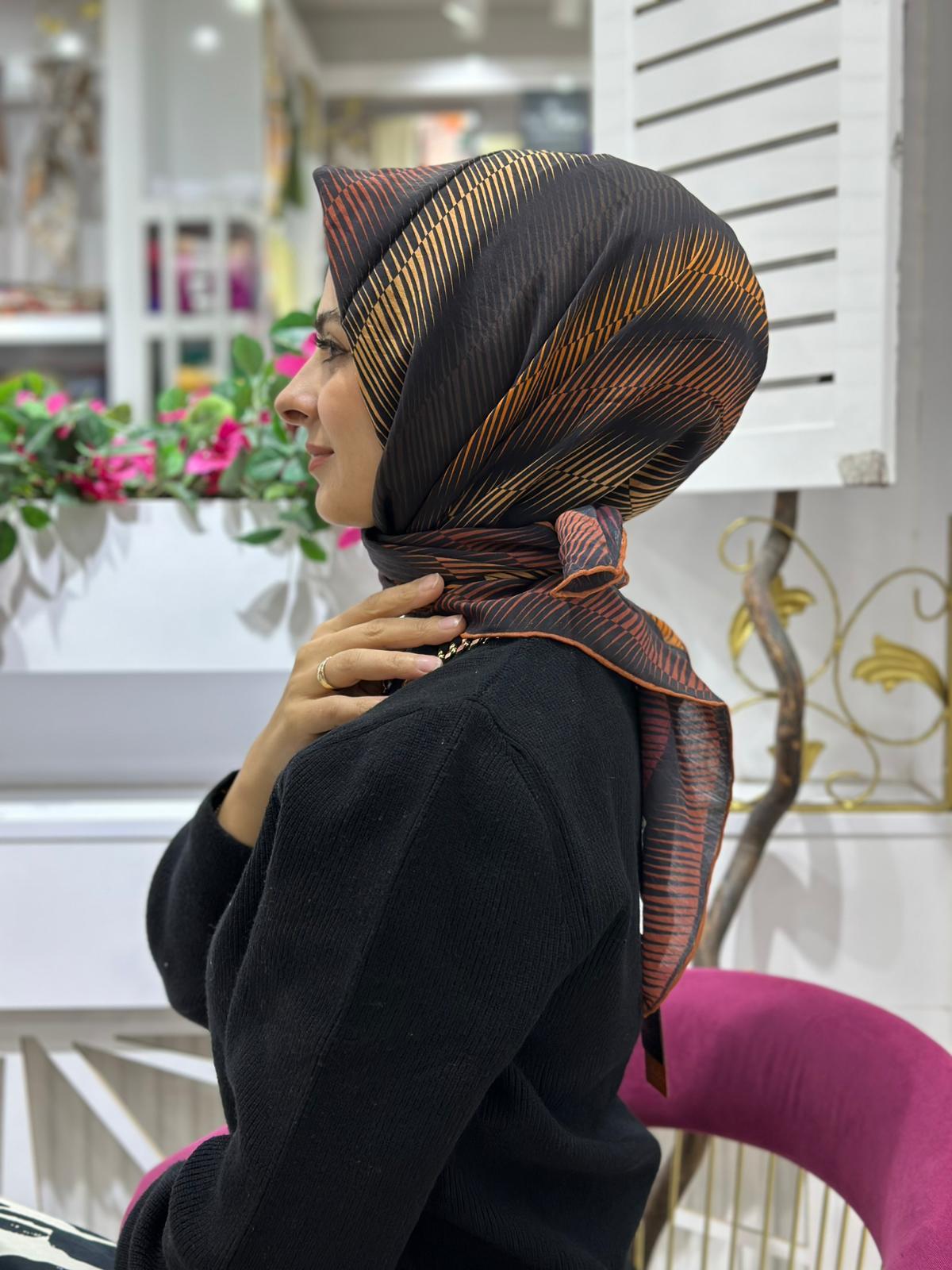 La Boutique Organik Desenli Eşarp 250806