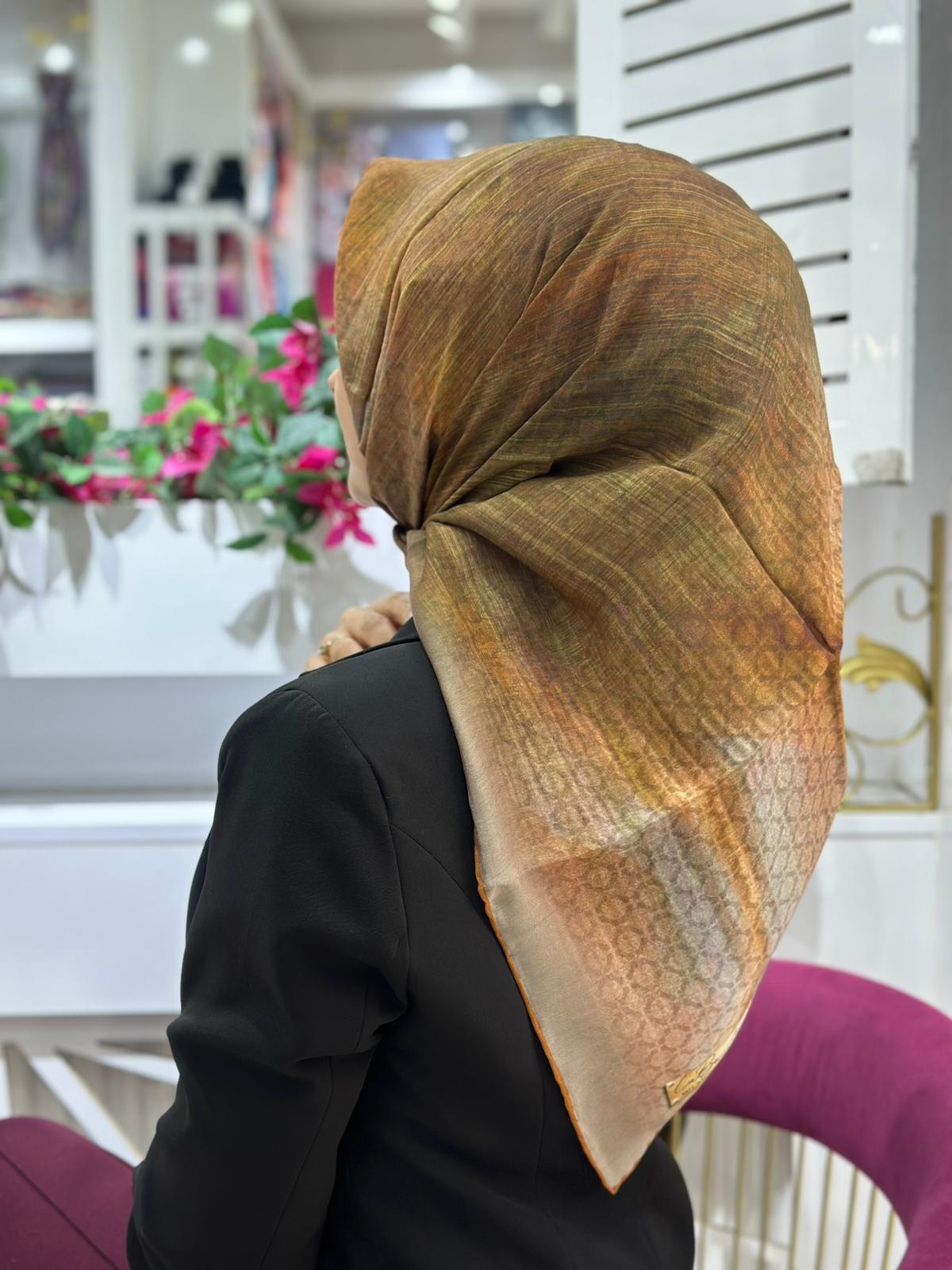 La Boutique Organik Desenli Eşarp 3