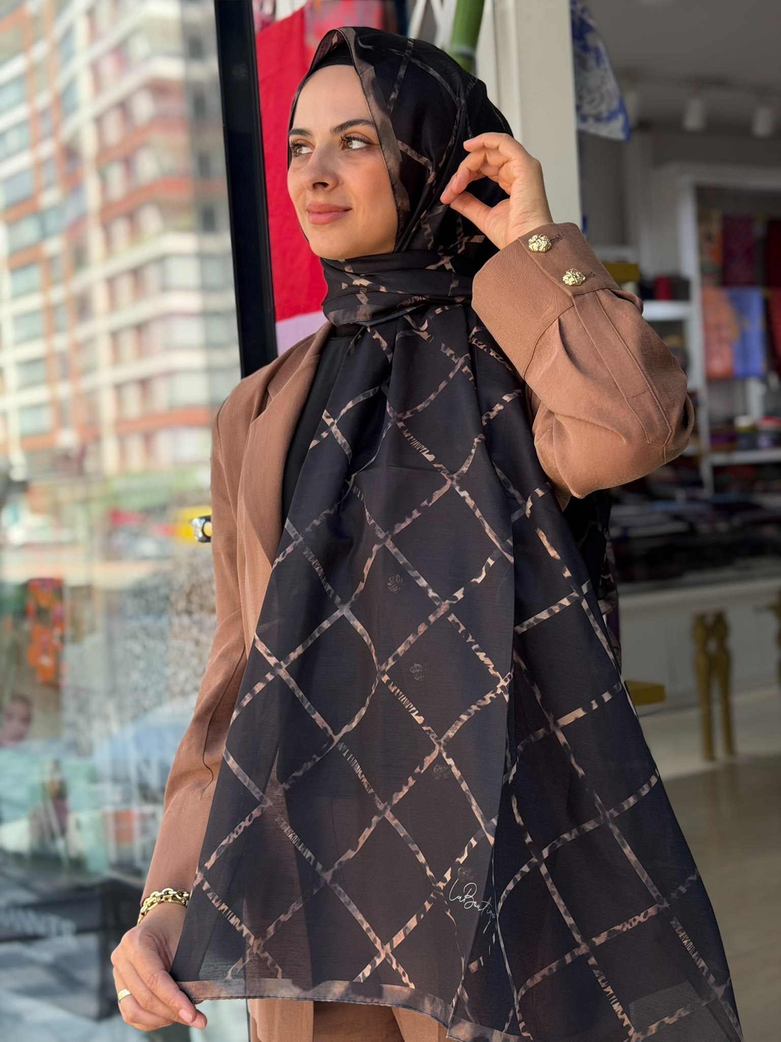La Boutique Organik Şal 02