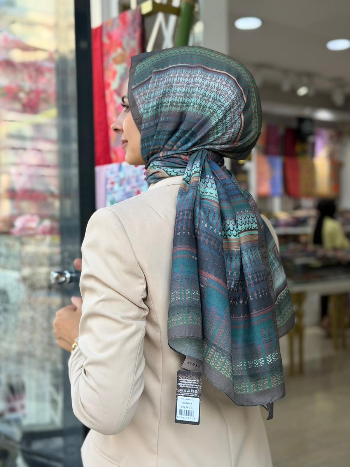 La Boutique Yeni Sezon Desenli Özel Seri Şal 03