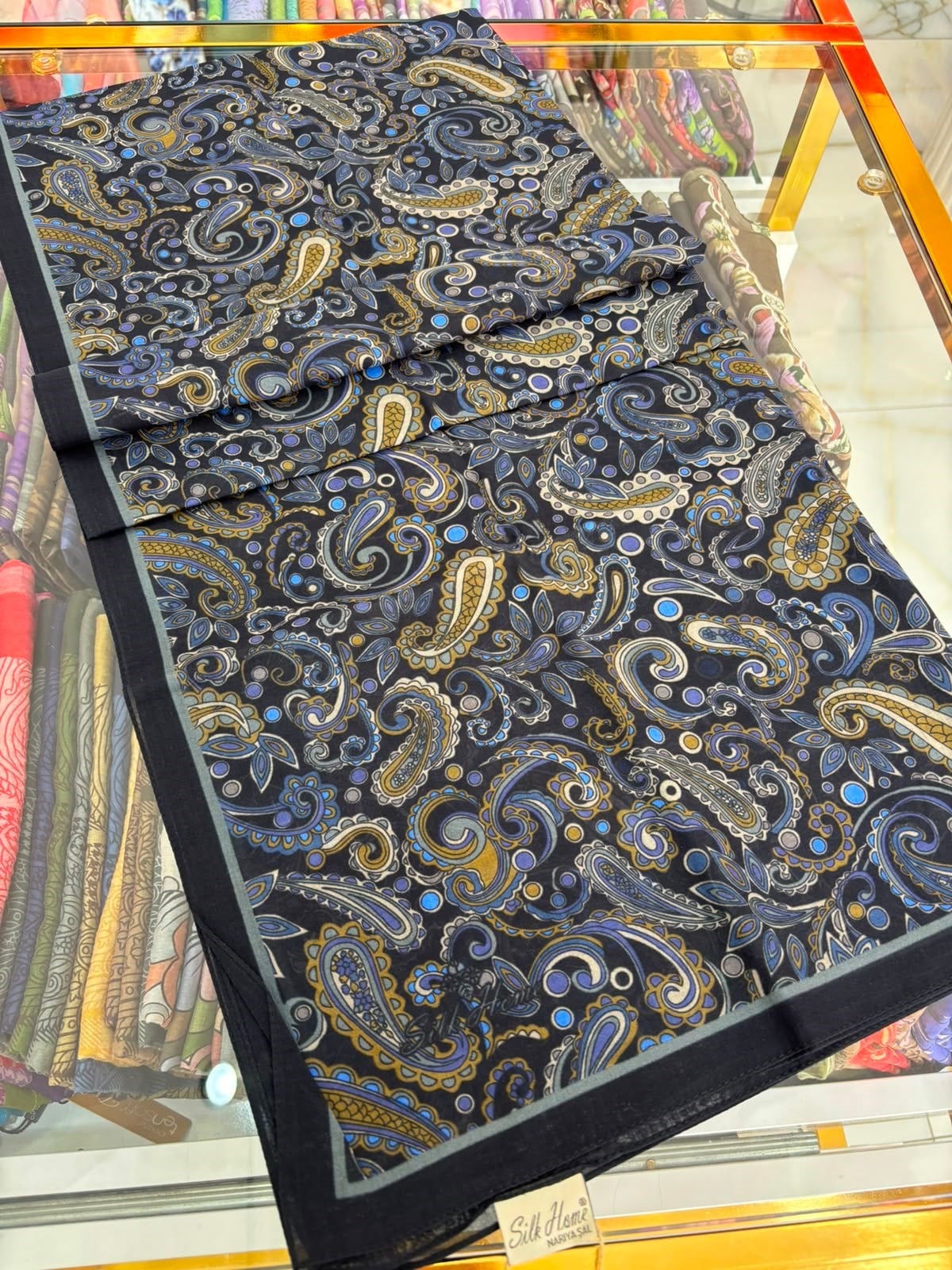 Silk Home Desenli Şal 01