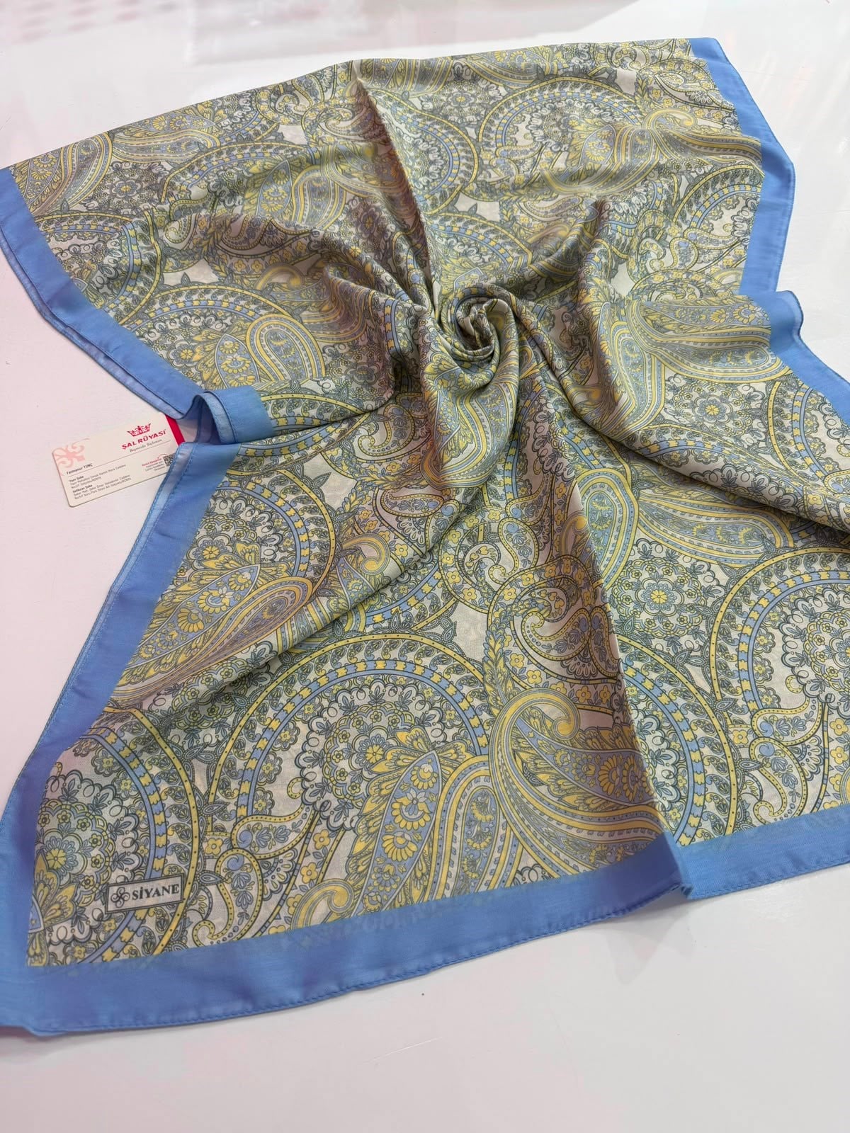 Siyane Desenli Şal 05