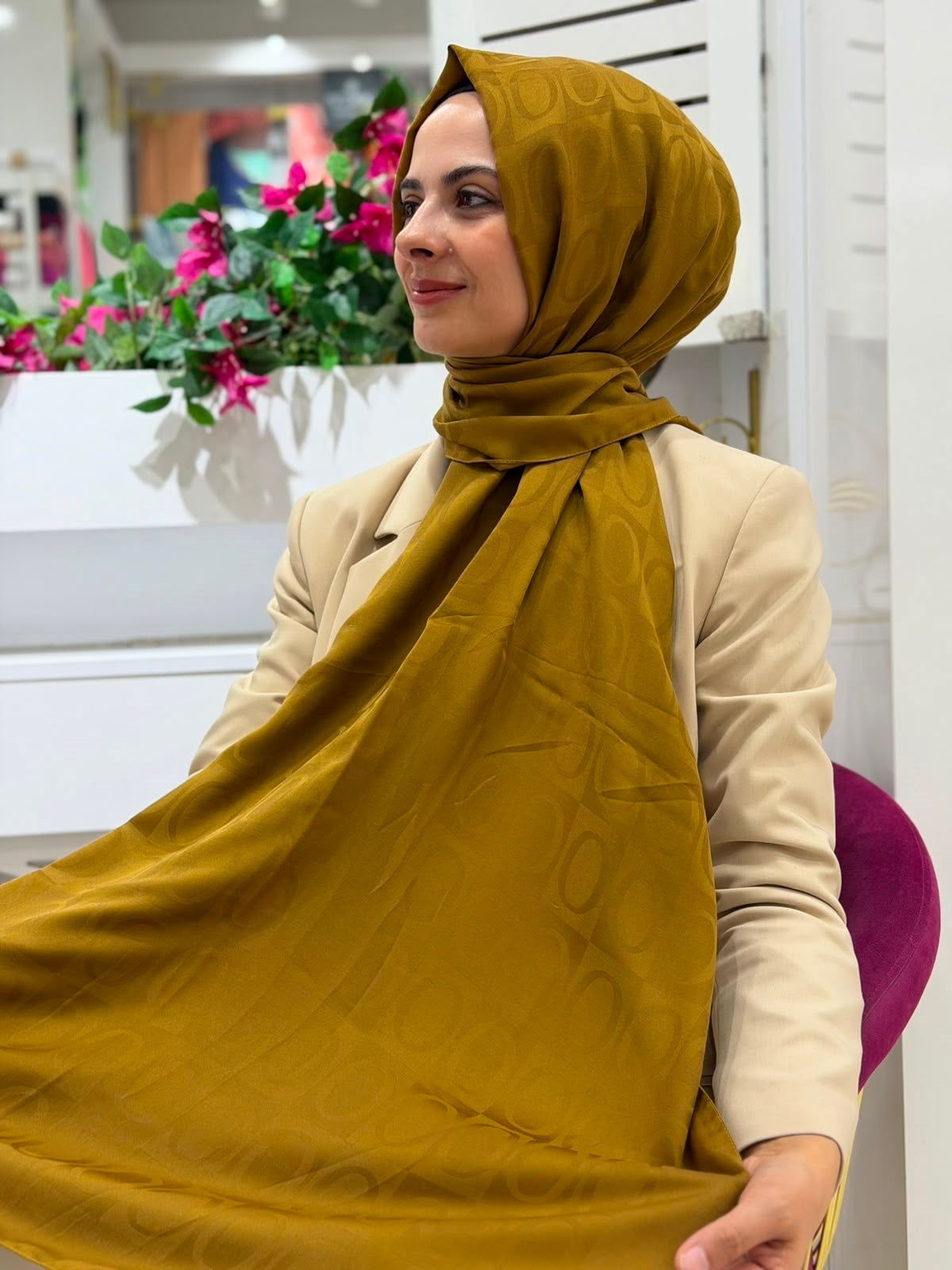 Siyane Havai Jakarlı Şal 04