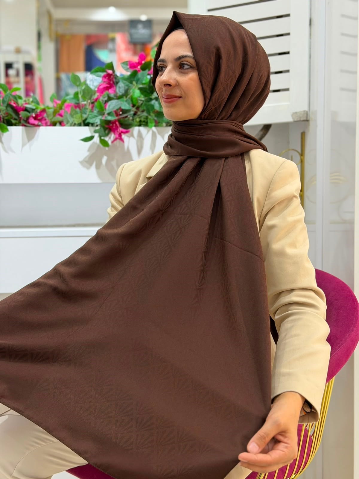 Siyane Havai Jakarlı Şal 07