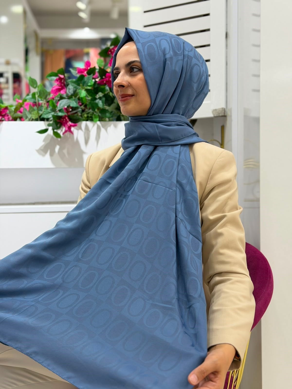 Siyane Havai Jakarlı Şal 09