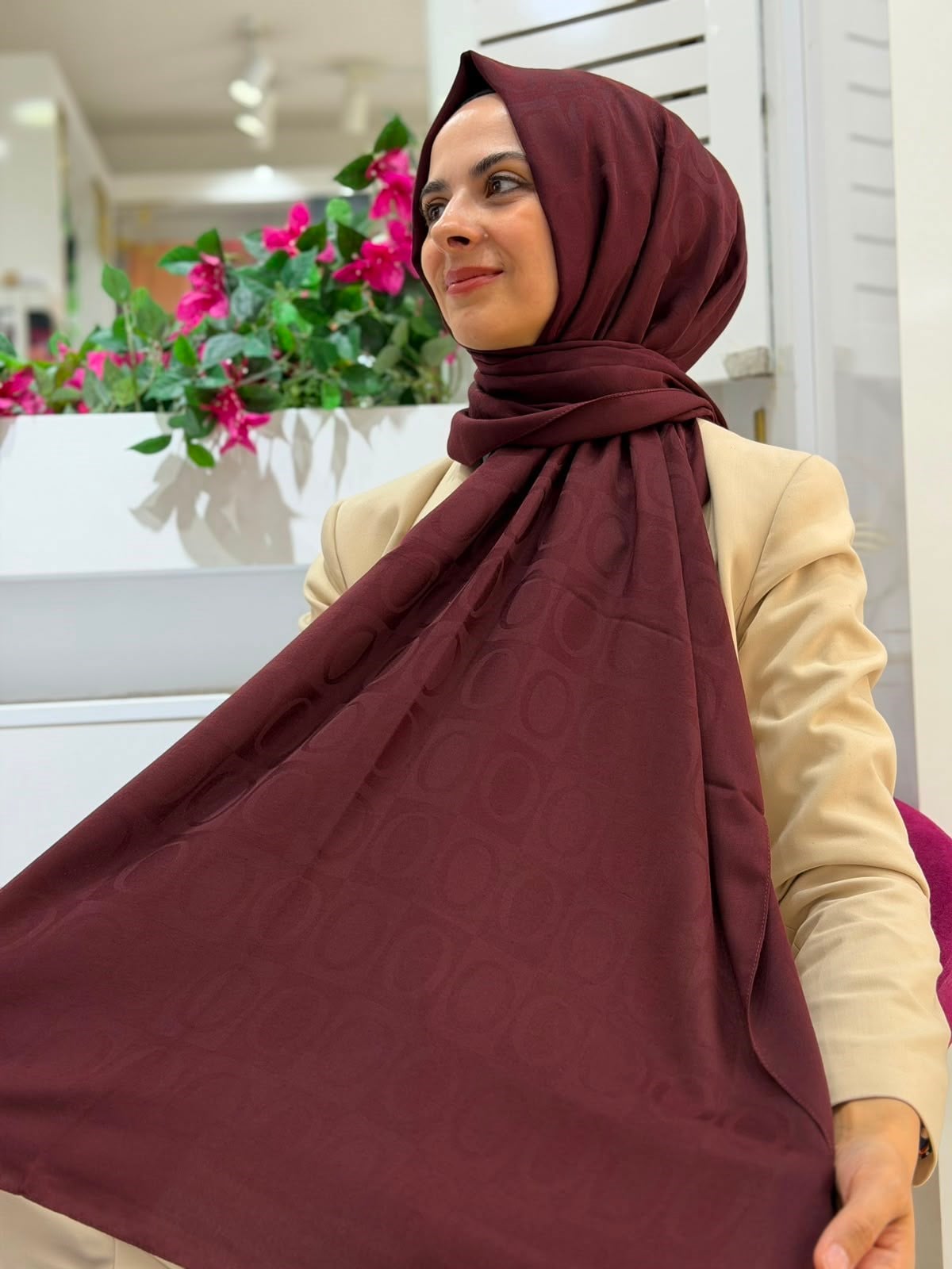 Siyane Havai Jakarlı Şal 14