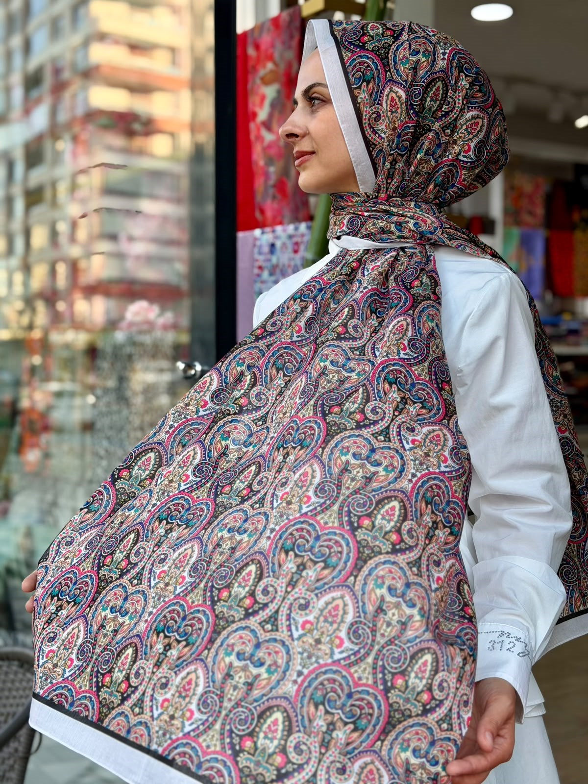 Siyane Natural Orantik Şal 03